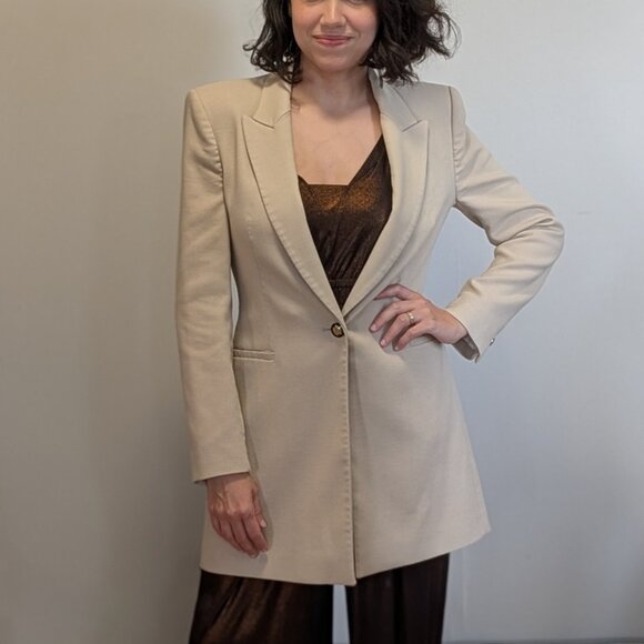 Zara Cream Blazer - Picture 3 of 6